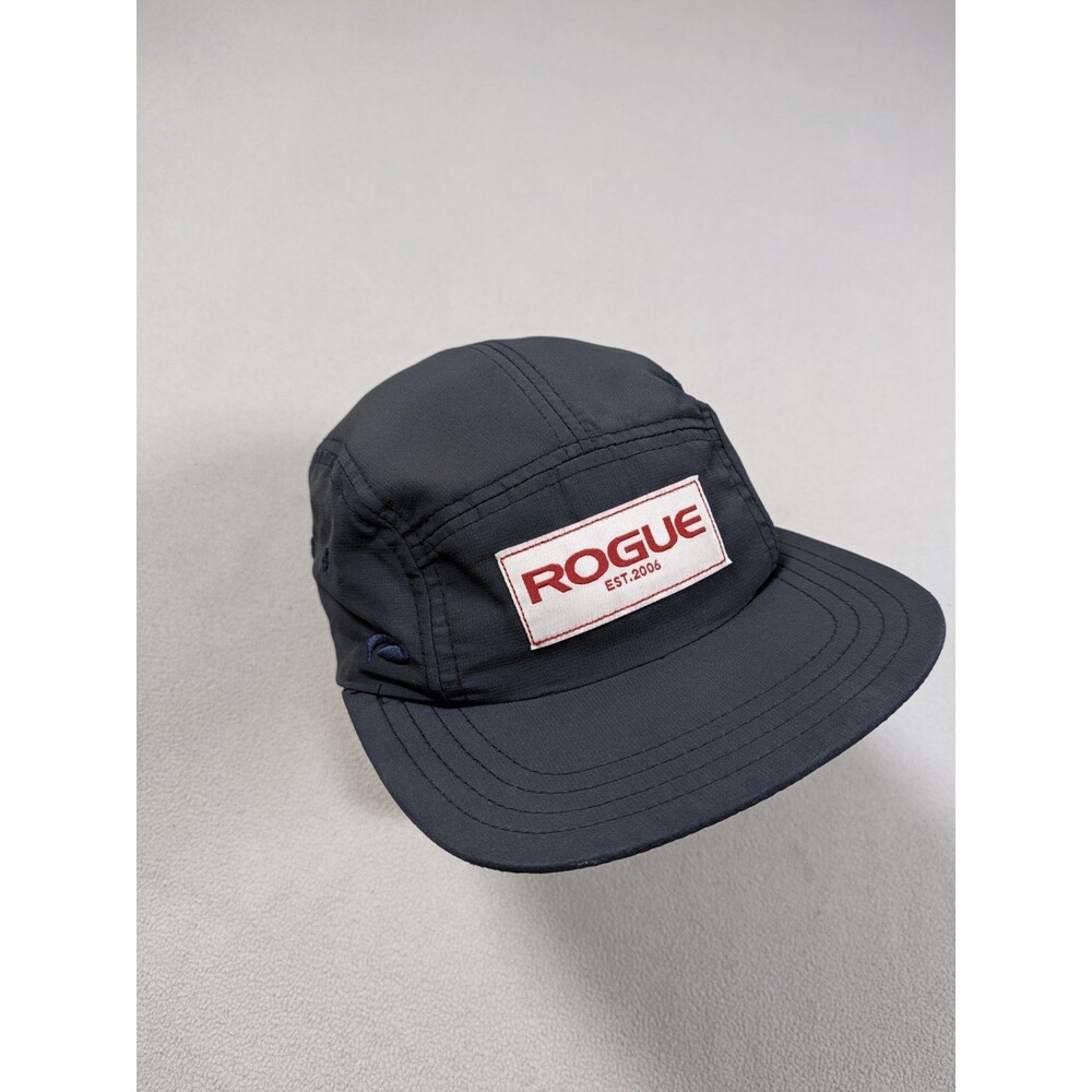 Rogue Fitness Navy Blue Snapback Hat est 2006 Patch 5-Panel Athletic Running Cap